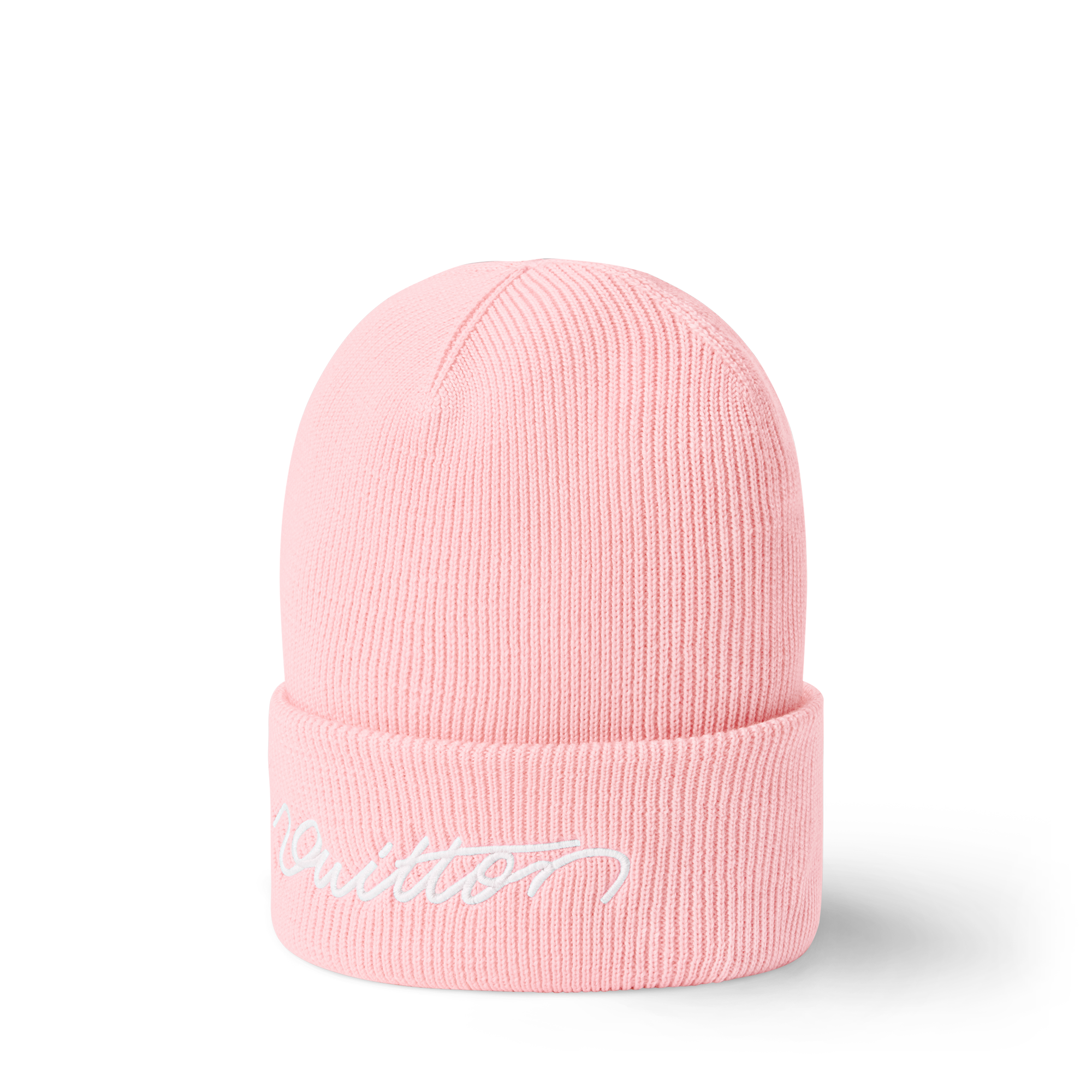 Louis Vuitton ピンクニット帽 Signature Beanie S00 - Men - Accessories | LOUIS VUITTON ®